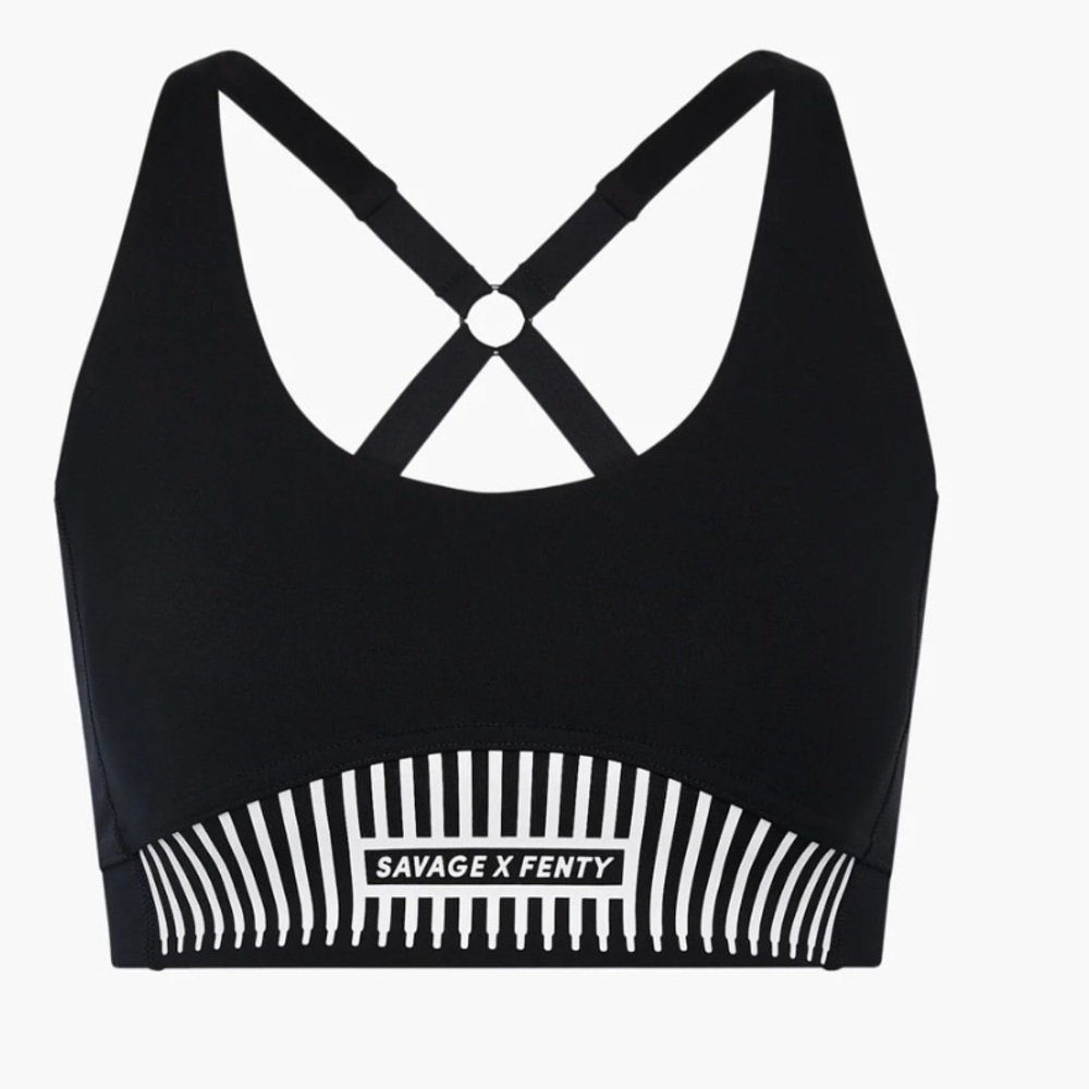 Savage X Fenty Black Sports Bra